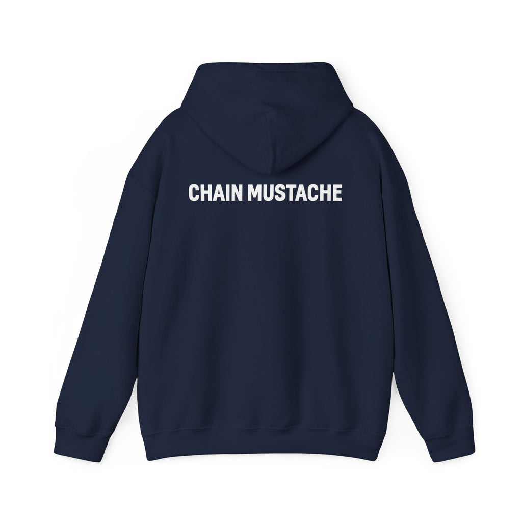Chain mustache front and back Hoodie