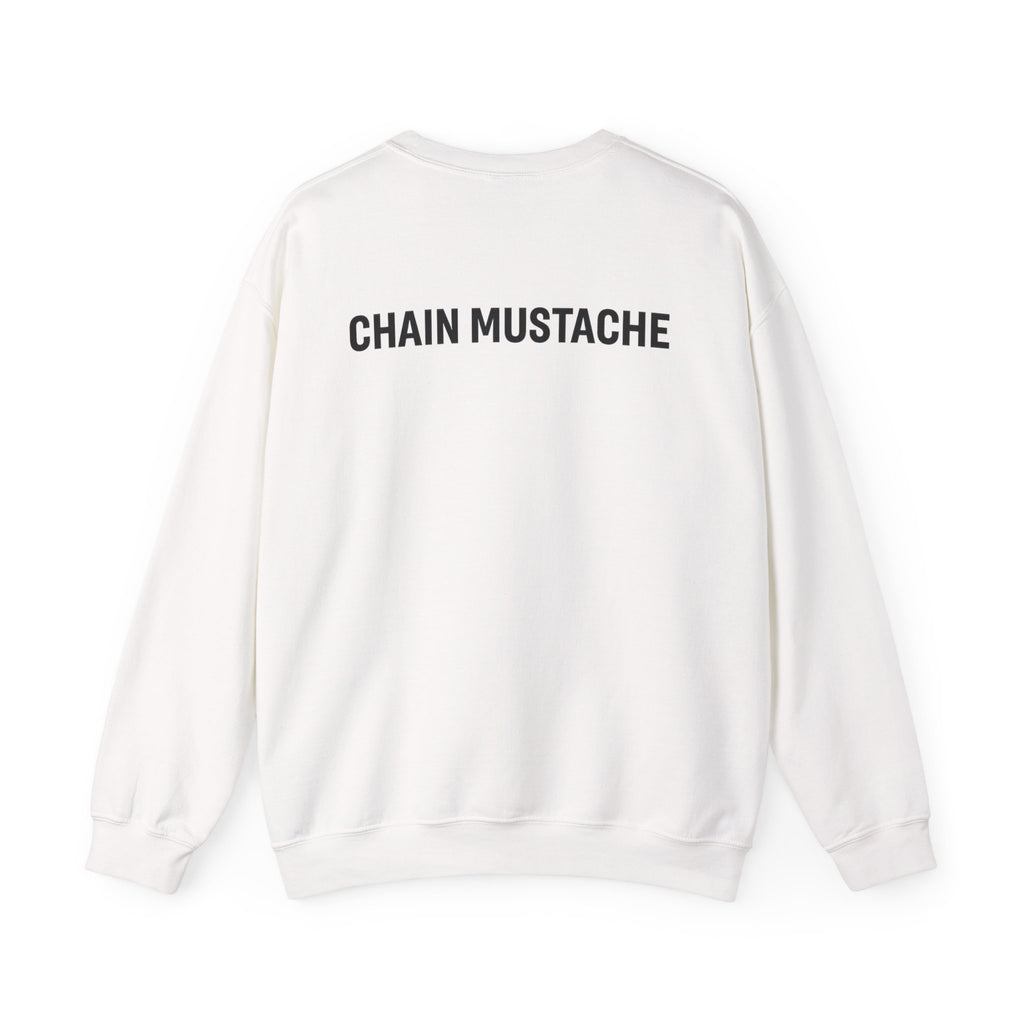 Chain mustache front and back Sweatshirt