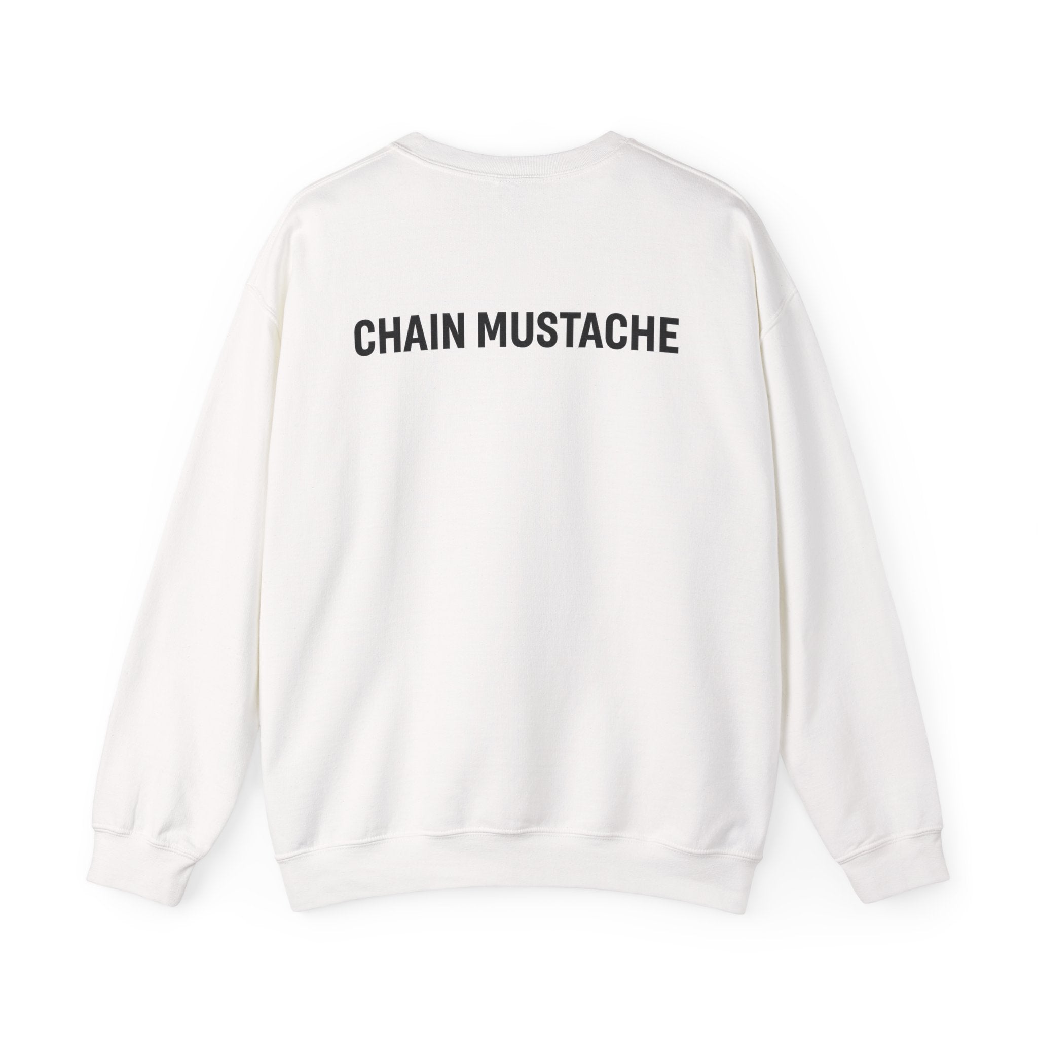 Chain mustache front and back Sweatshirt