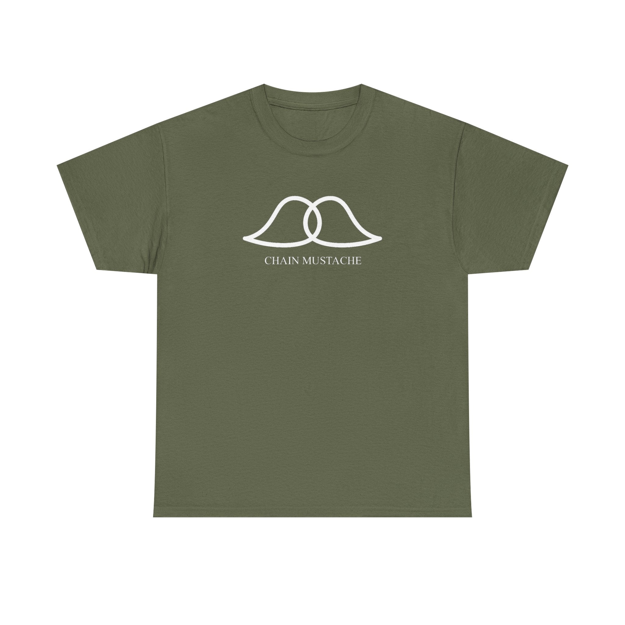 Chain Mustache Unisex Cotton Tee with Minimalist Lip Design, Casual Wear, Gift for Friends, Everyday Style, Birthday or Celebration Shirt