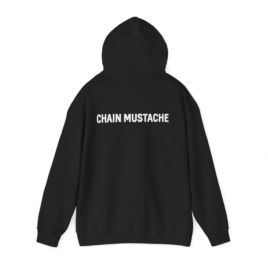 Chain mustache front and back Hoodie