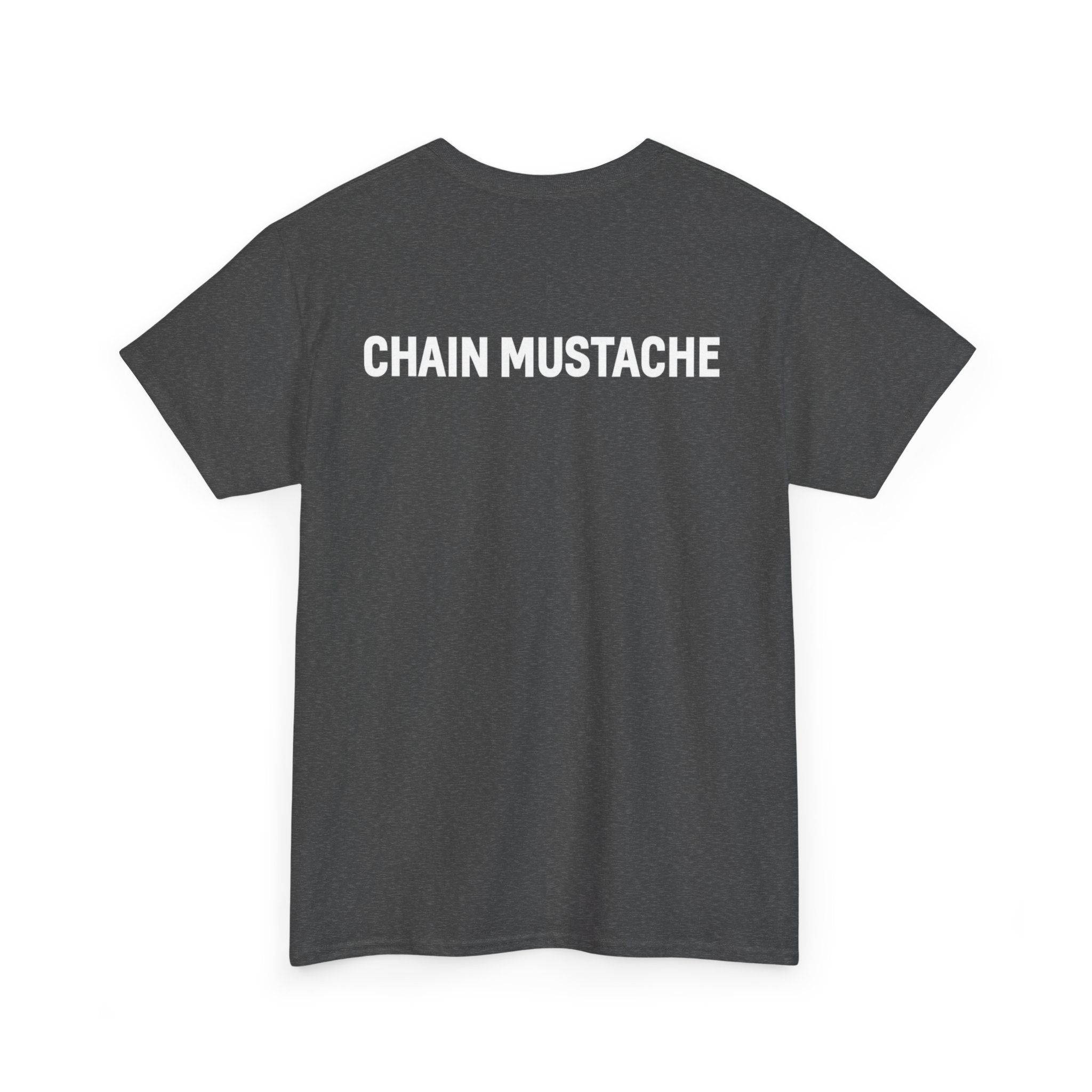 Chain mustache front and back T-shirt