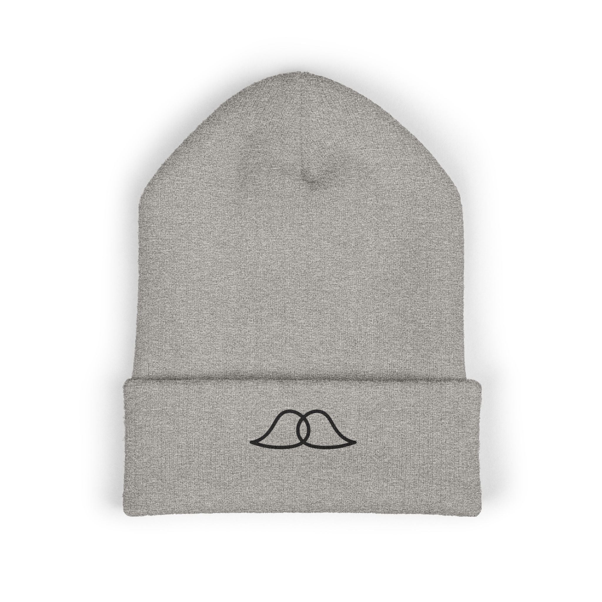 Chain mustache bright beanie winter cap