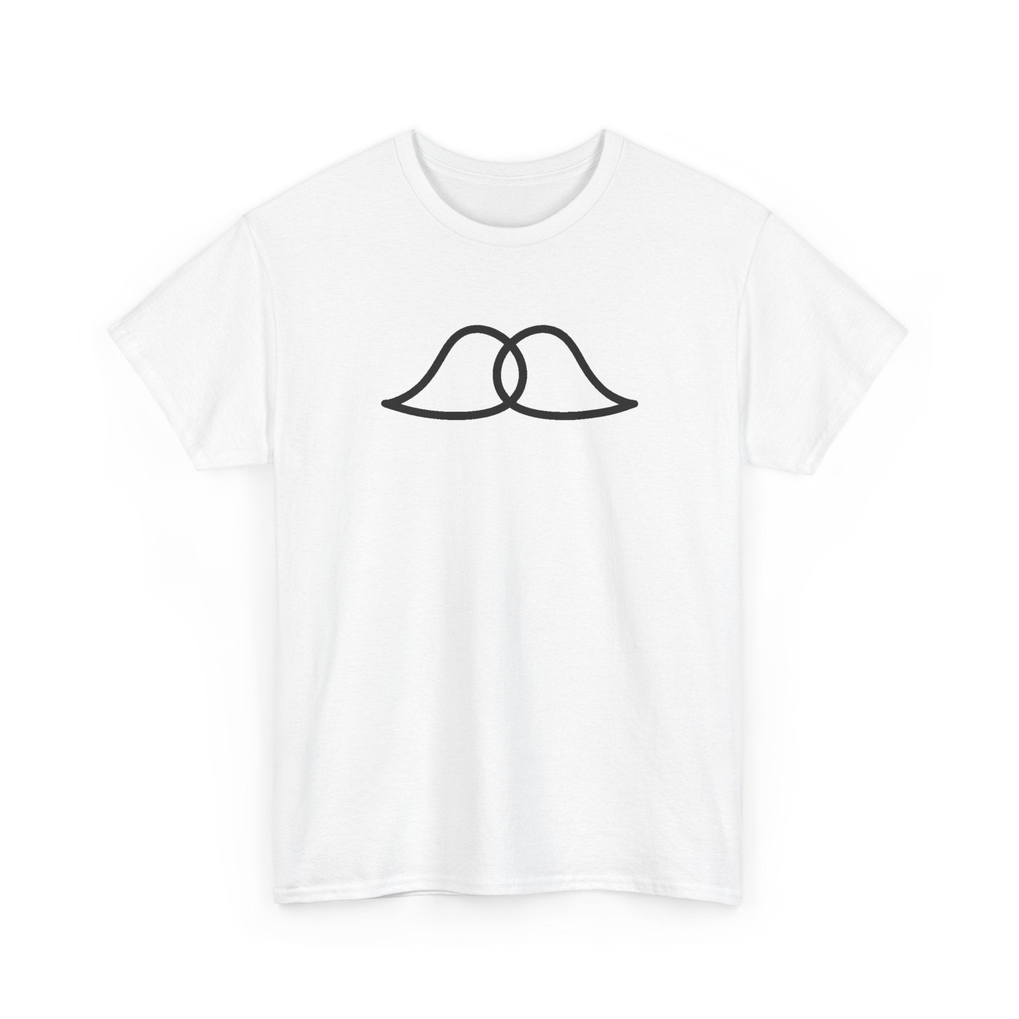 Chain mustache front and back T-shirt