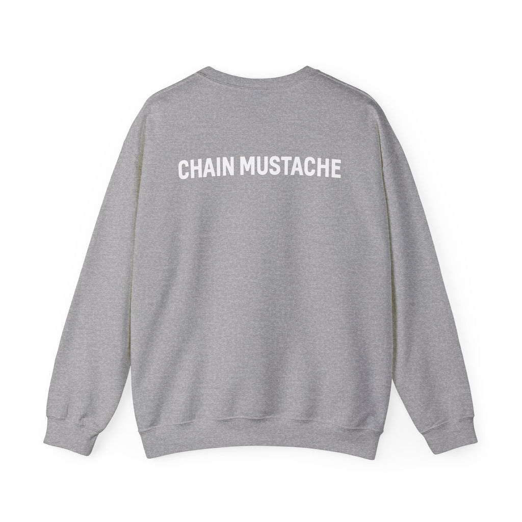 Chain mustache front and back Sweatshirt