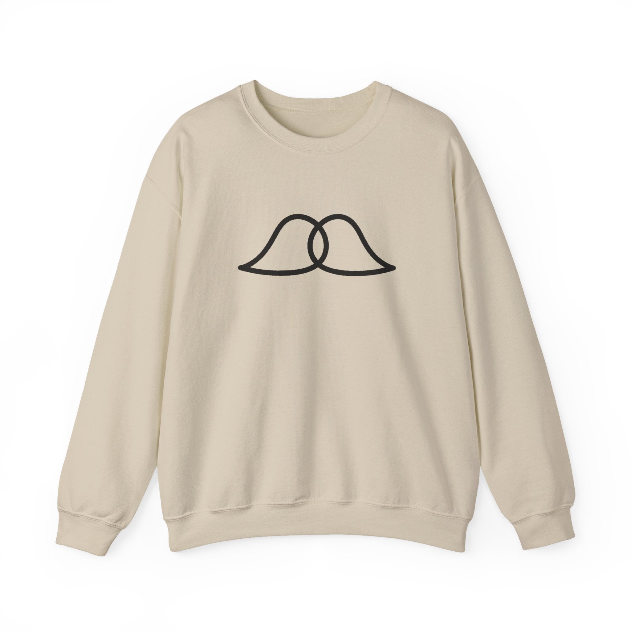 Chain mustache front and back Sweatshirt