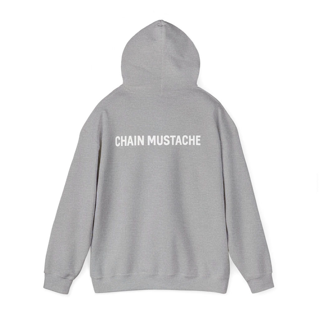 Chain mustache front and back Hoodie