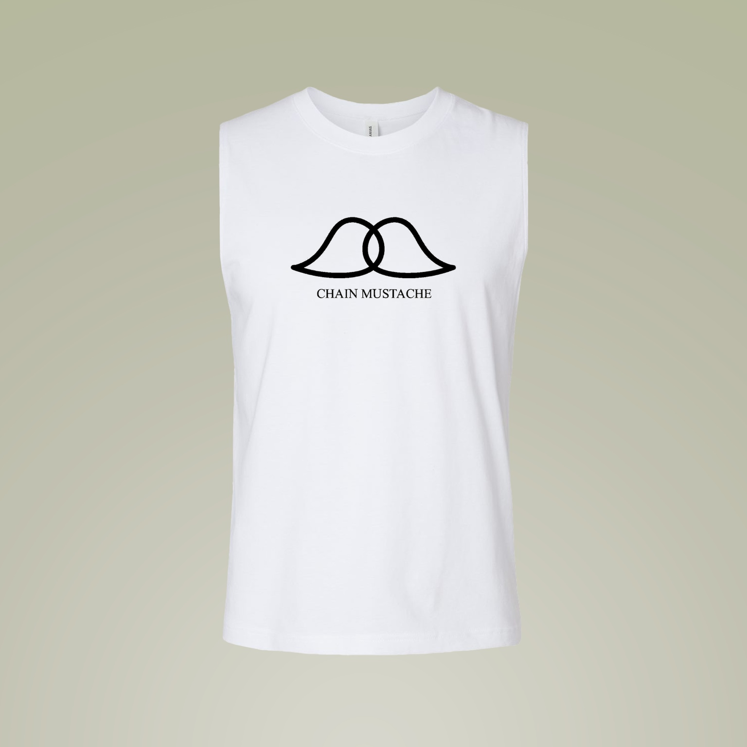 Chain Mustache Muscle Tank