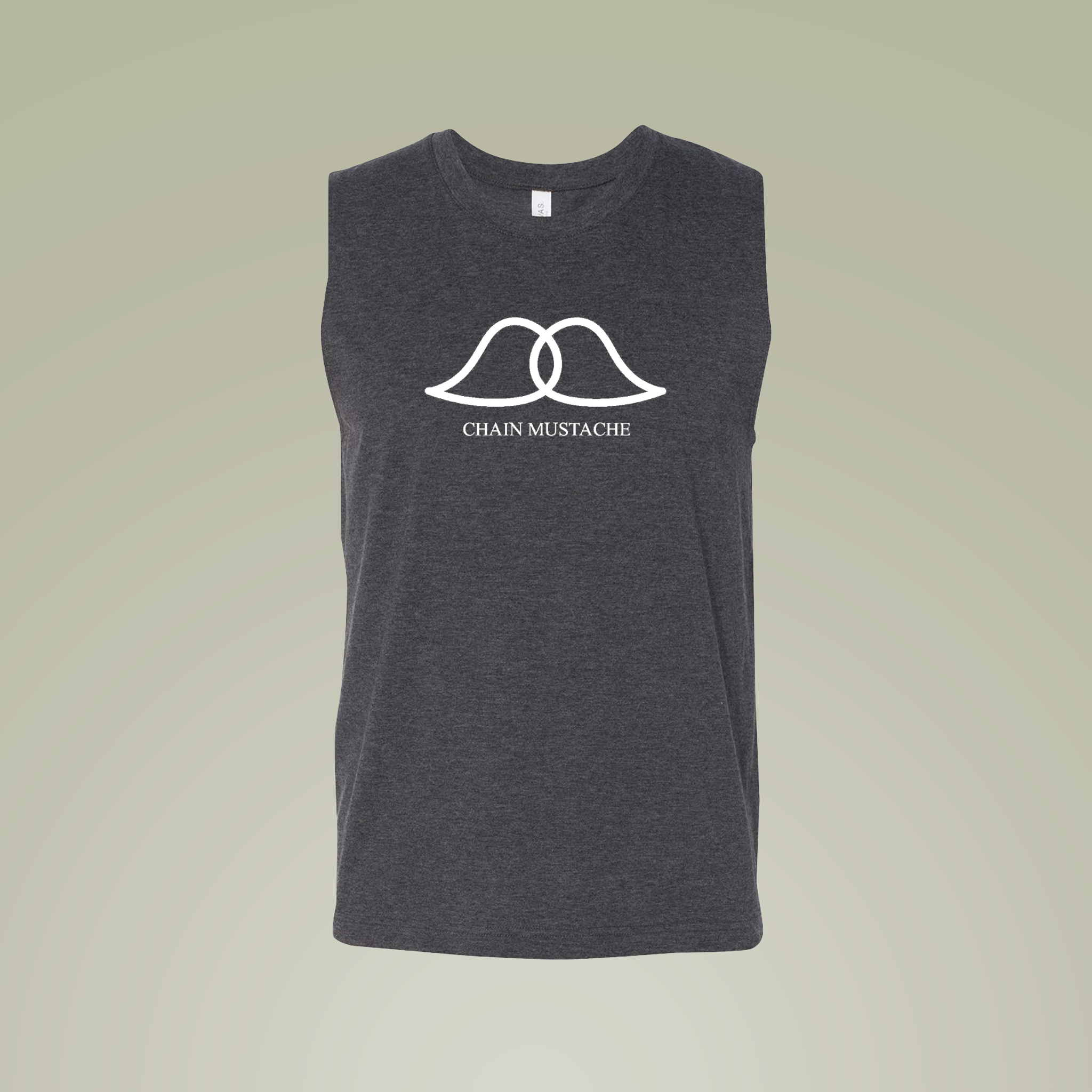 Chain Mustache Muscle Tank