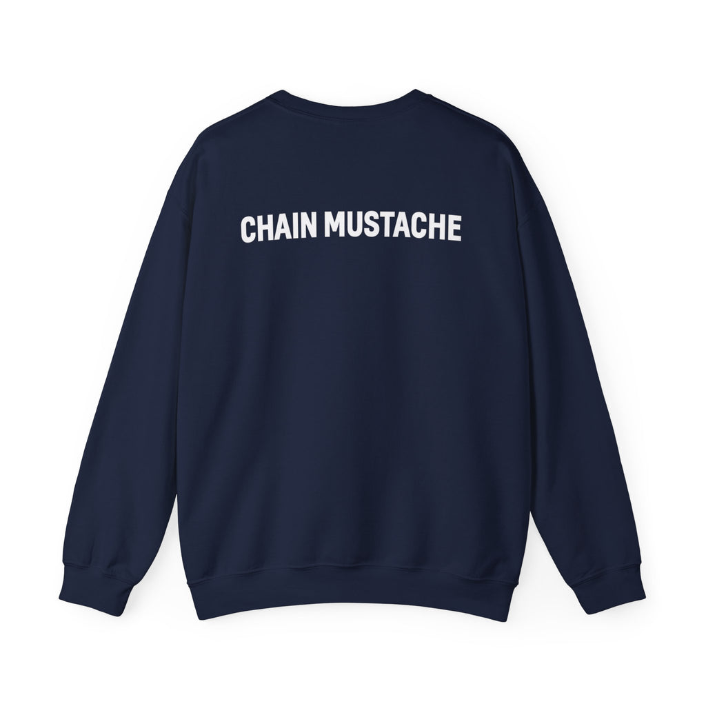 Chain mustache front and back Sweatshirt