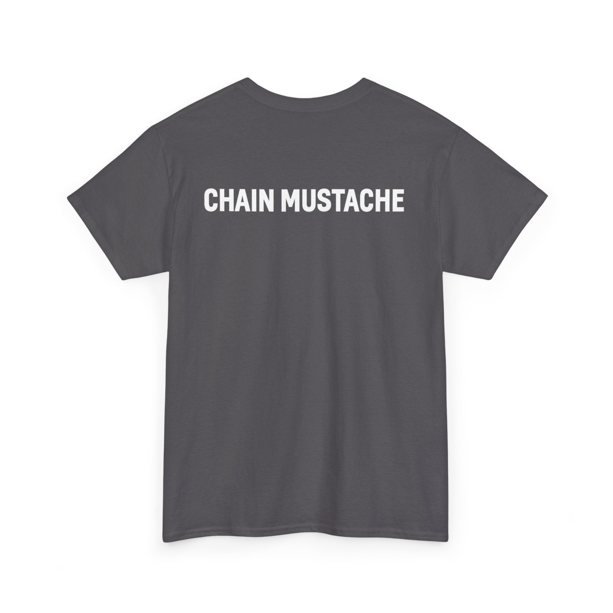 Chain mustache front and back T-shirt