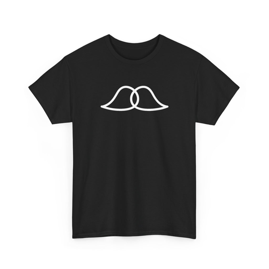Chain mustache front and back T-shirt