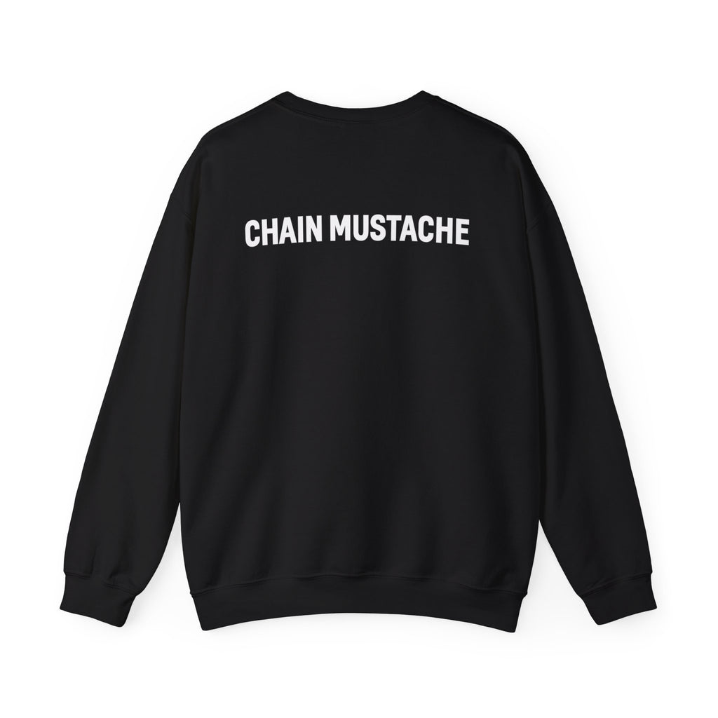 Chain mustache front and back Sweatshirt