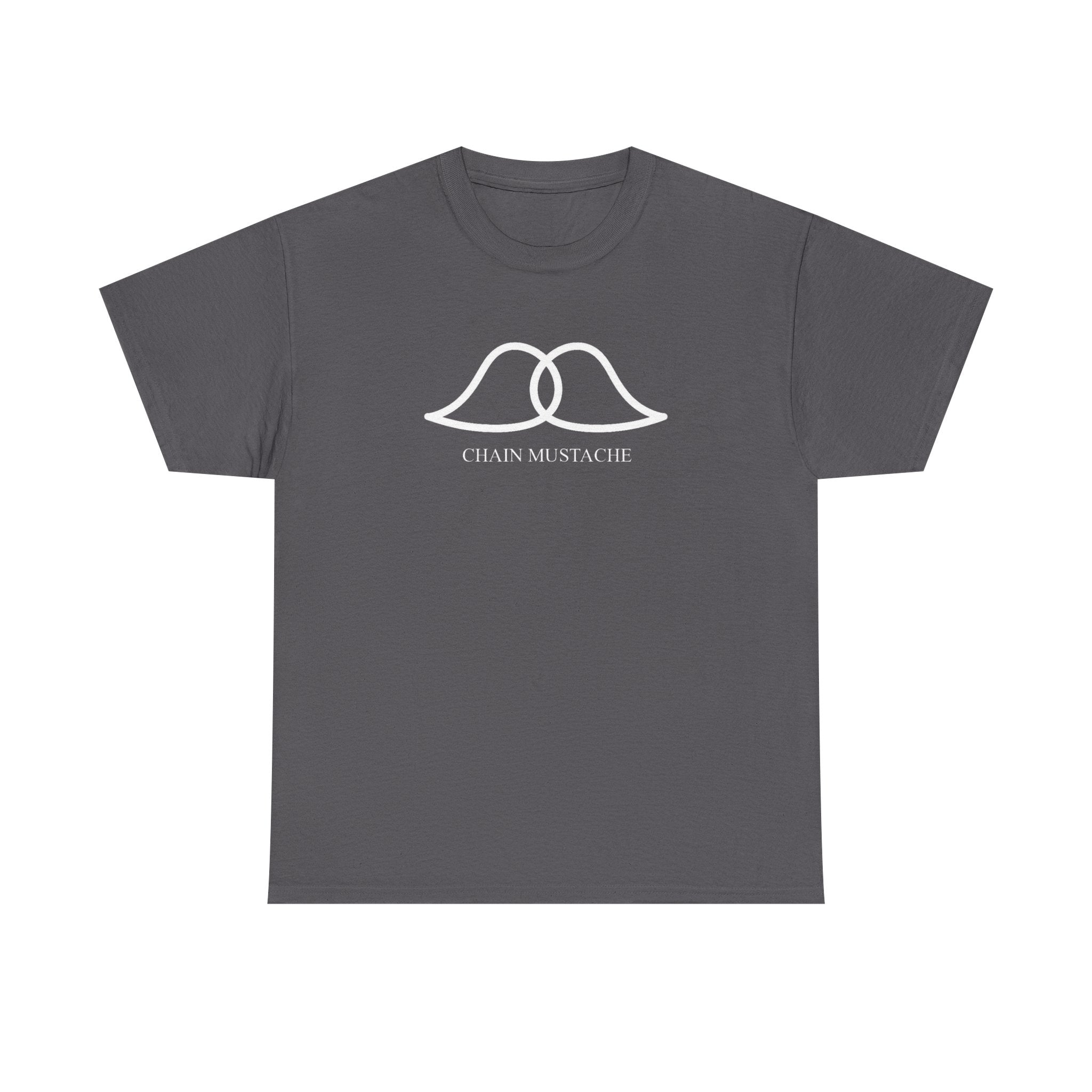 Chain Mustache Unisex Cotton Tee with Minimalist Lip Design, Casual Wear, Gift for Friends, Everyday Style, Birthday or Celebration Shirt