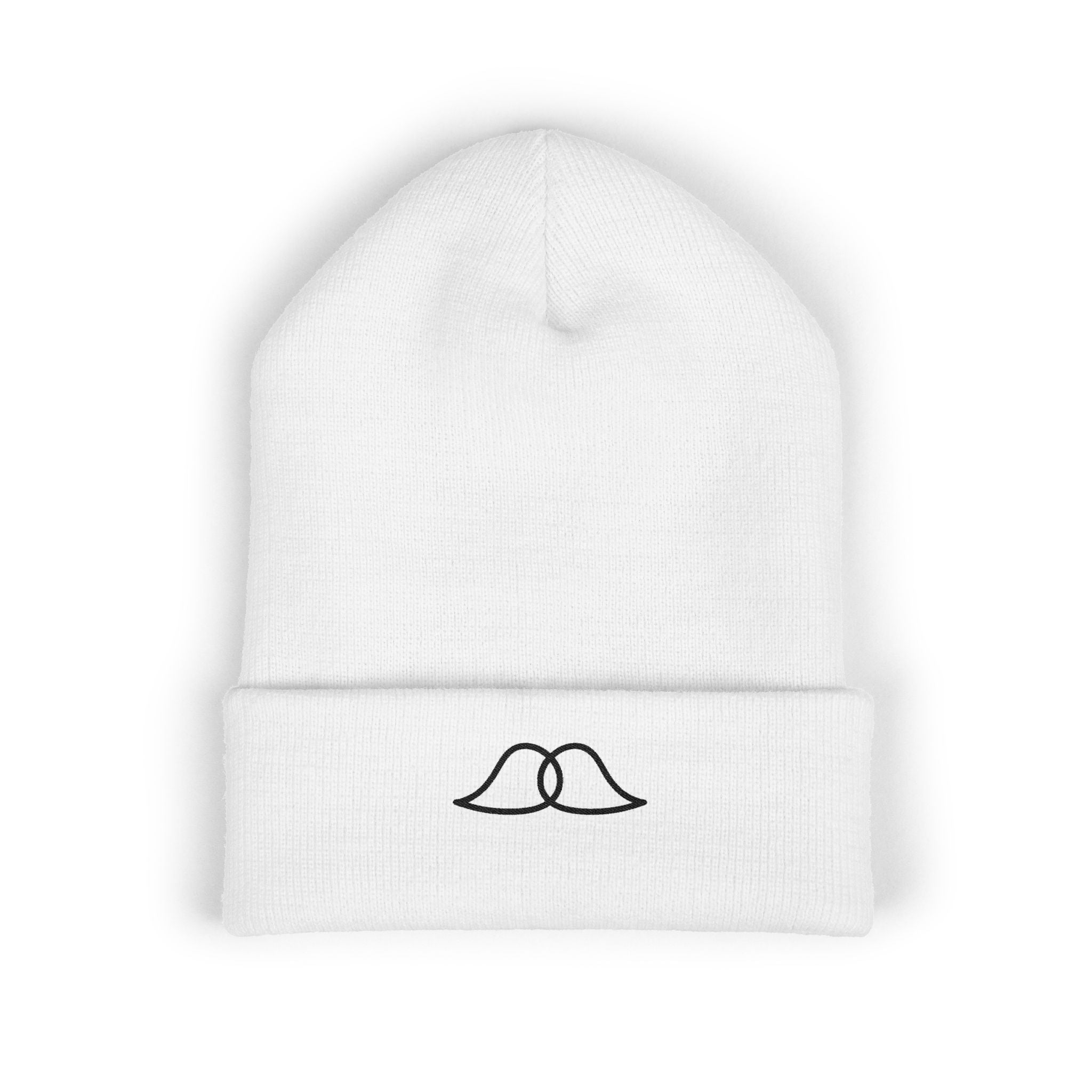 Chain mustache bright beanie winter cap
