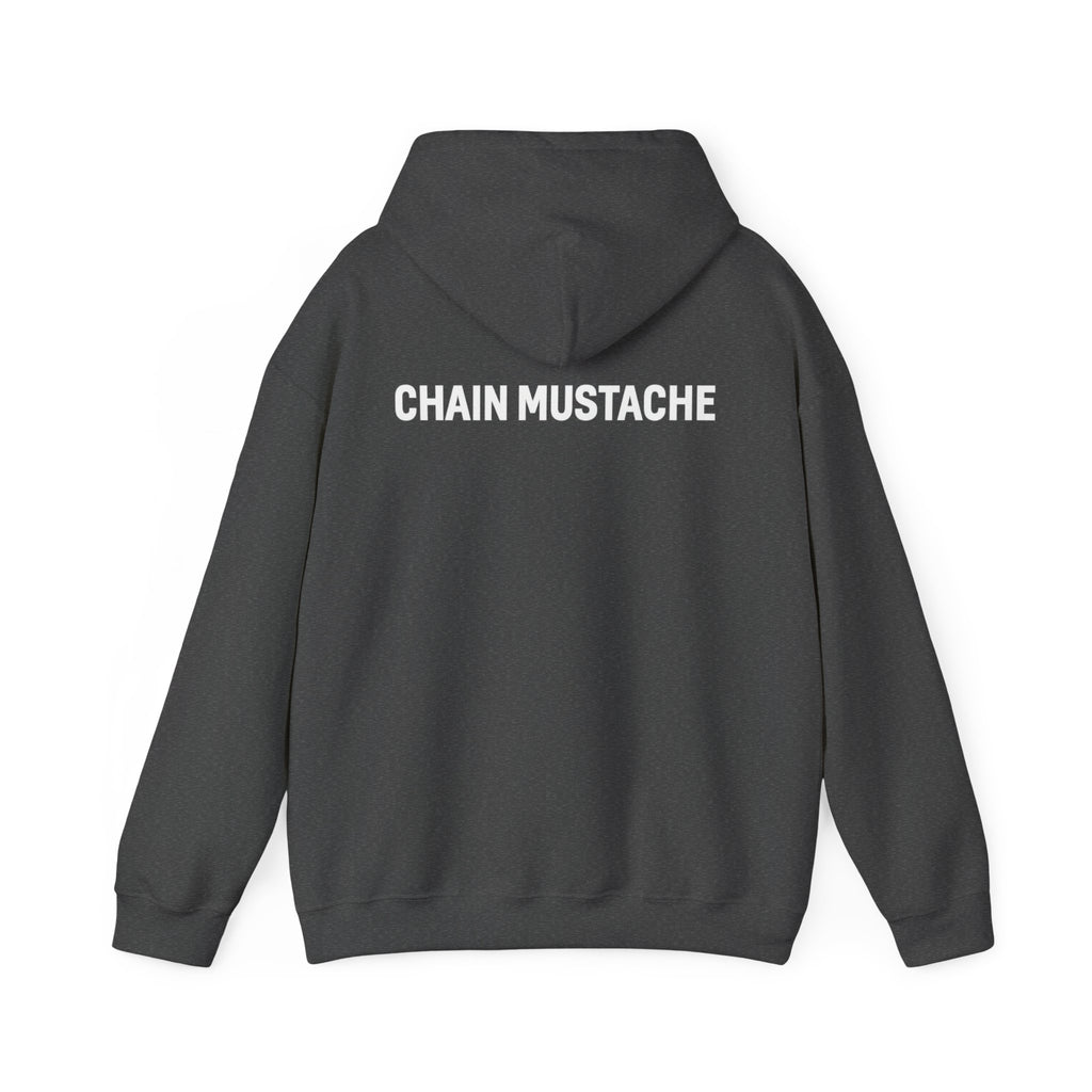 Chain mustache front and back Hoodie