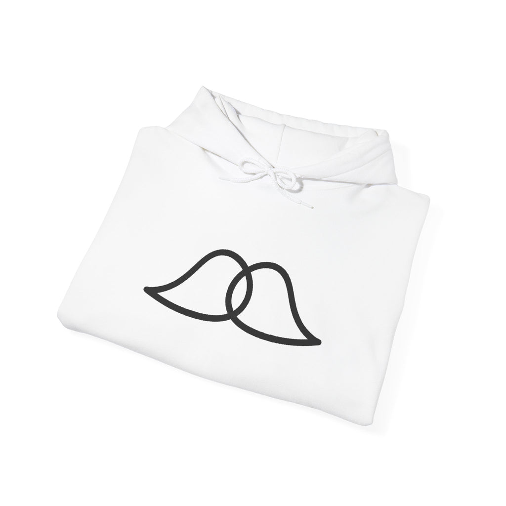 Chain mustache front and back Hoodie