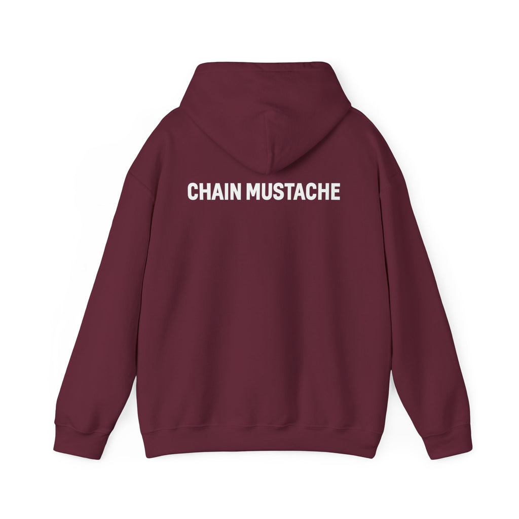 Chain mustache front and back Hoodie