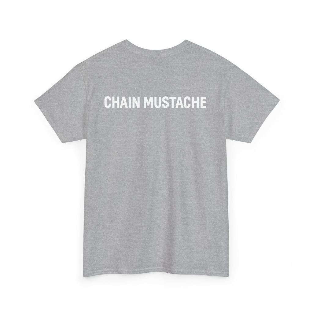 Chain mustache front and back T-shirt