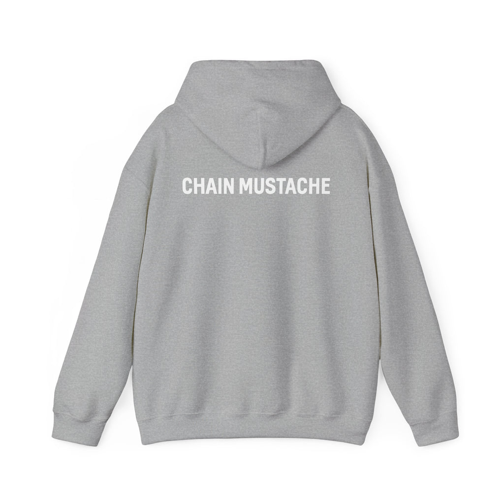 Chain mustache front and back Hoodie