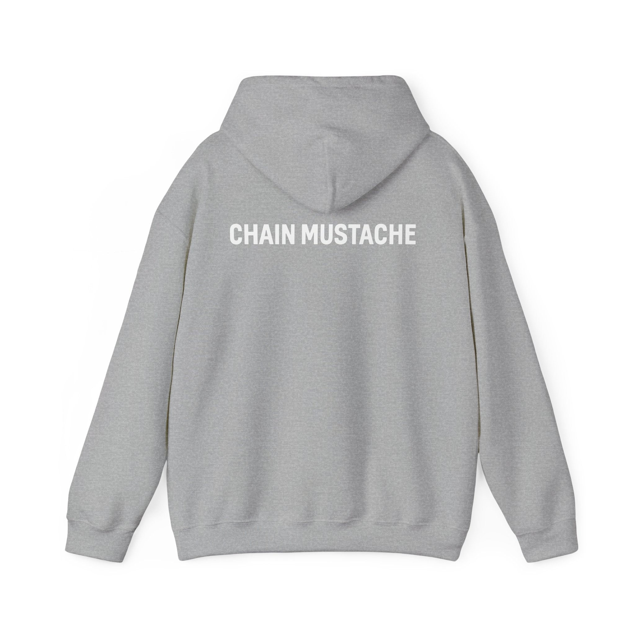 Chain mustache front and back Hoodie