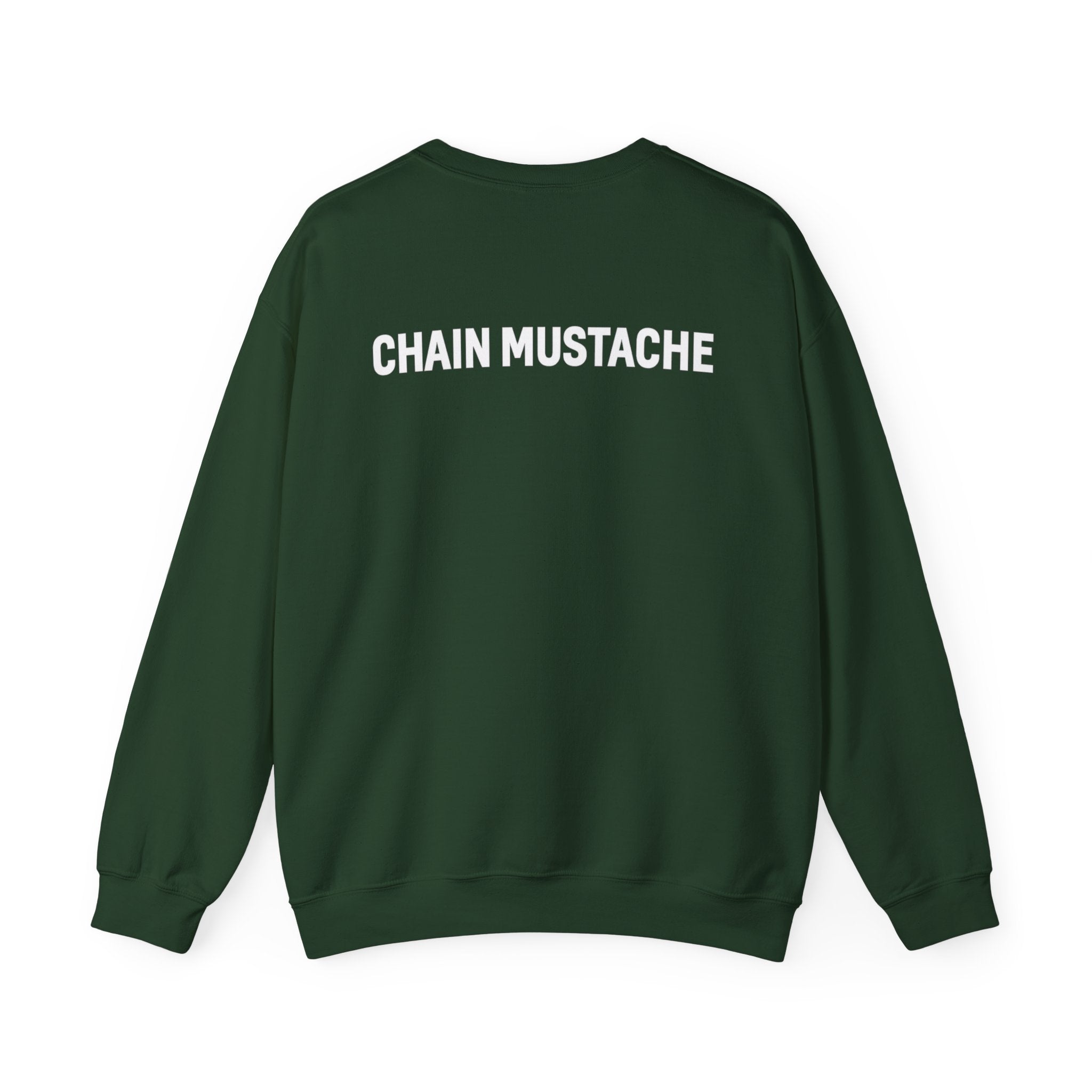 Chain mustache front and back Sweatshirt