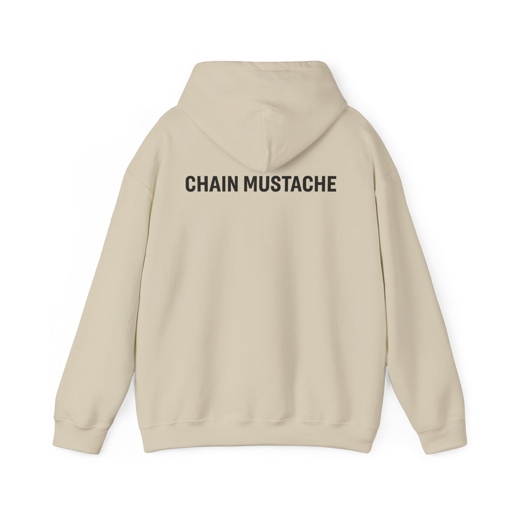 Chain mustache front and back Hoodie