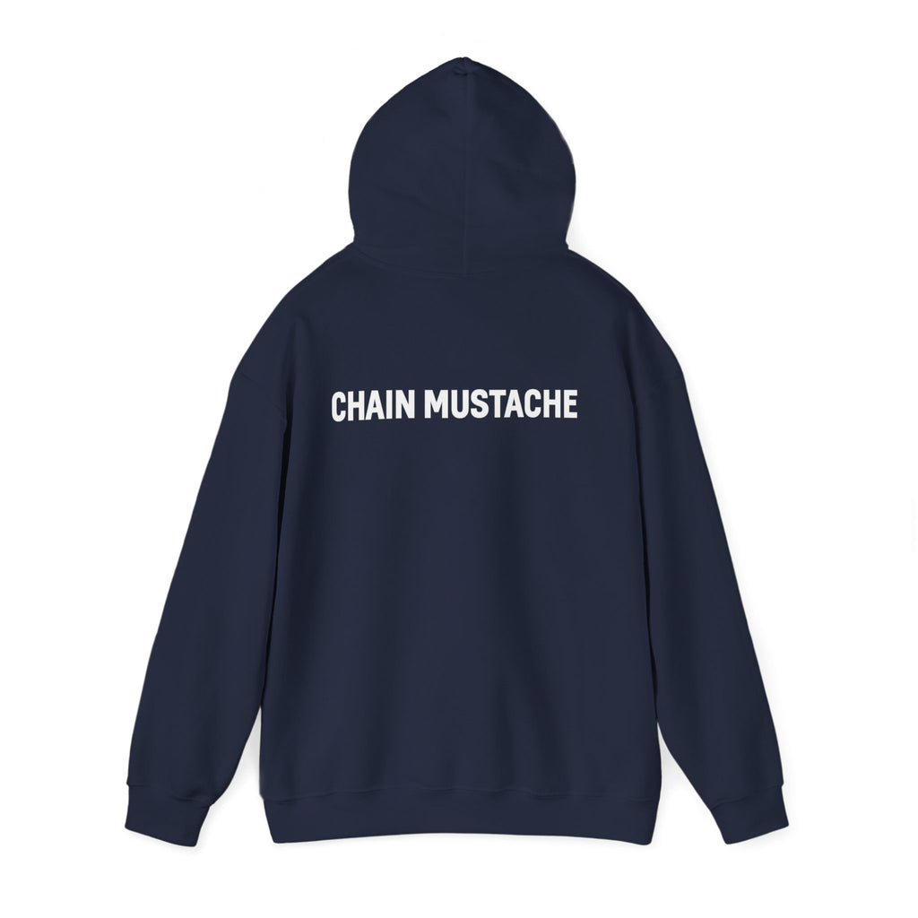 Chain mustache front and back Hoodie