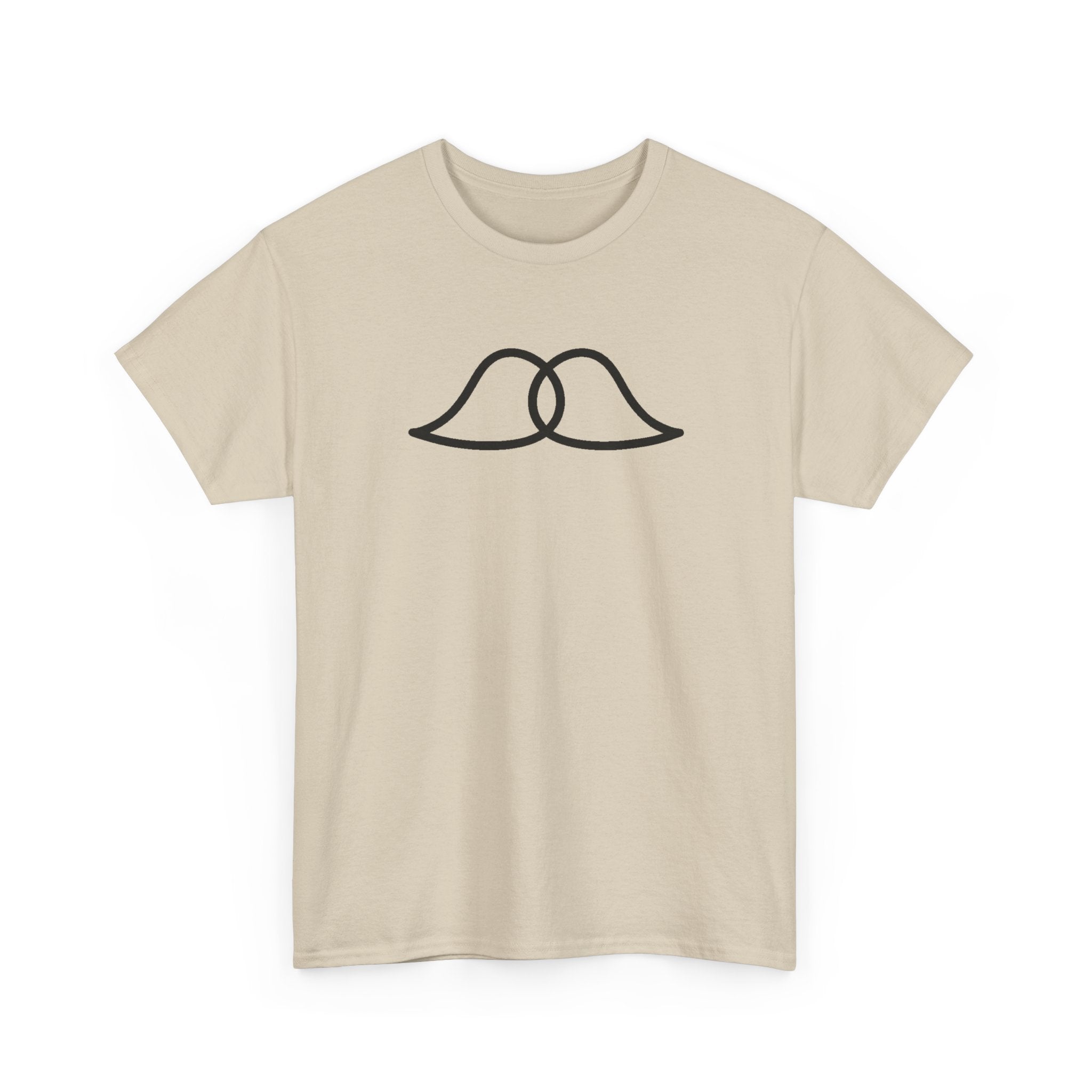Chain mustache front and back T-shirt