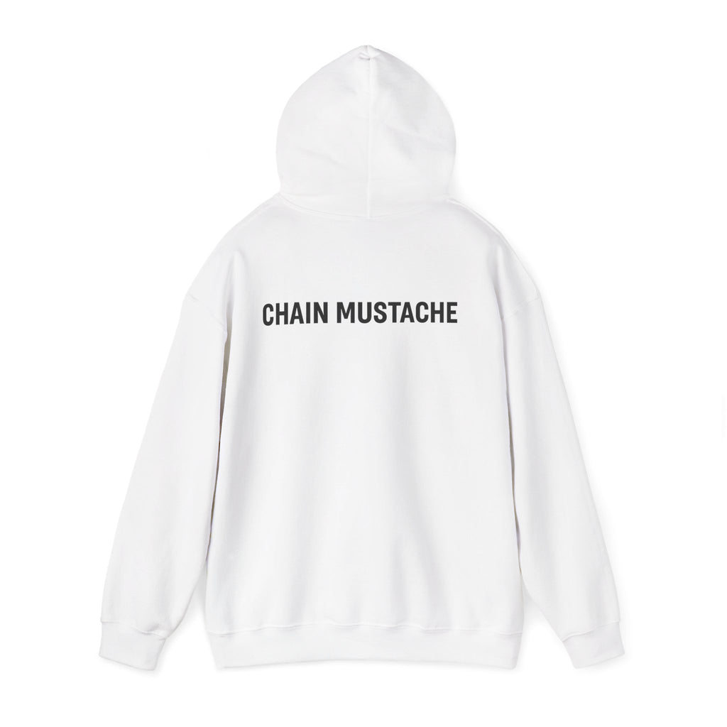 Chain mustache front and back Hoodie
