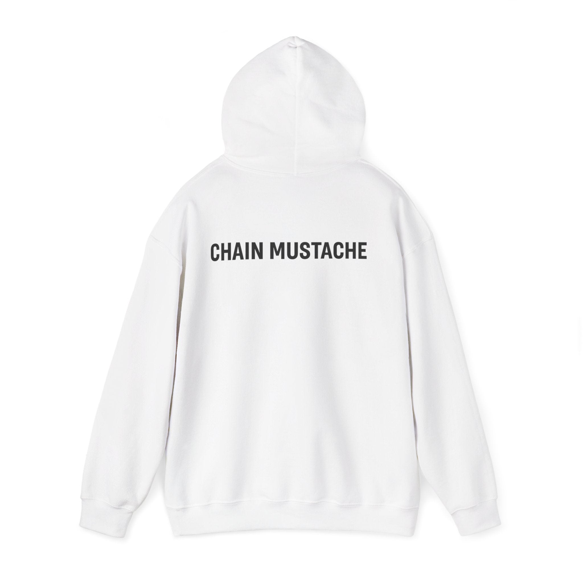 Chain mustache front and back Hoodie