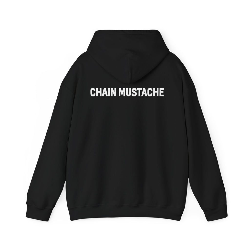 Chain mustache front and back Hoodie
