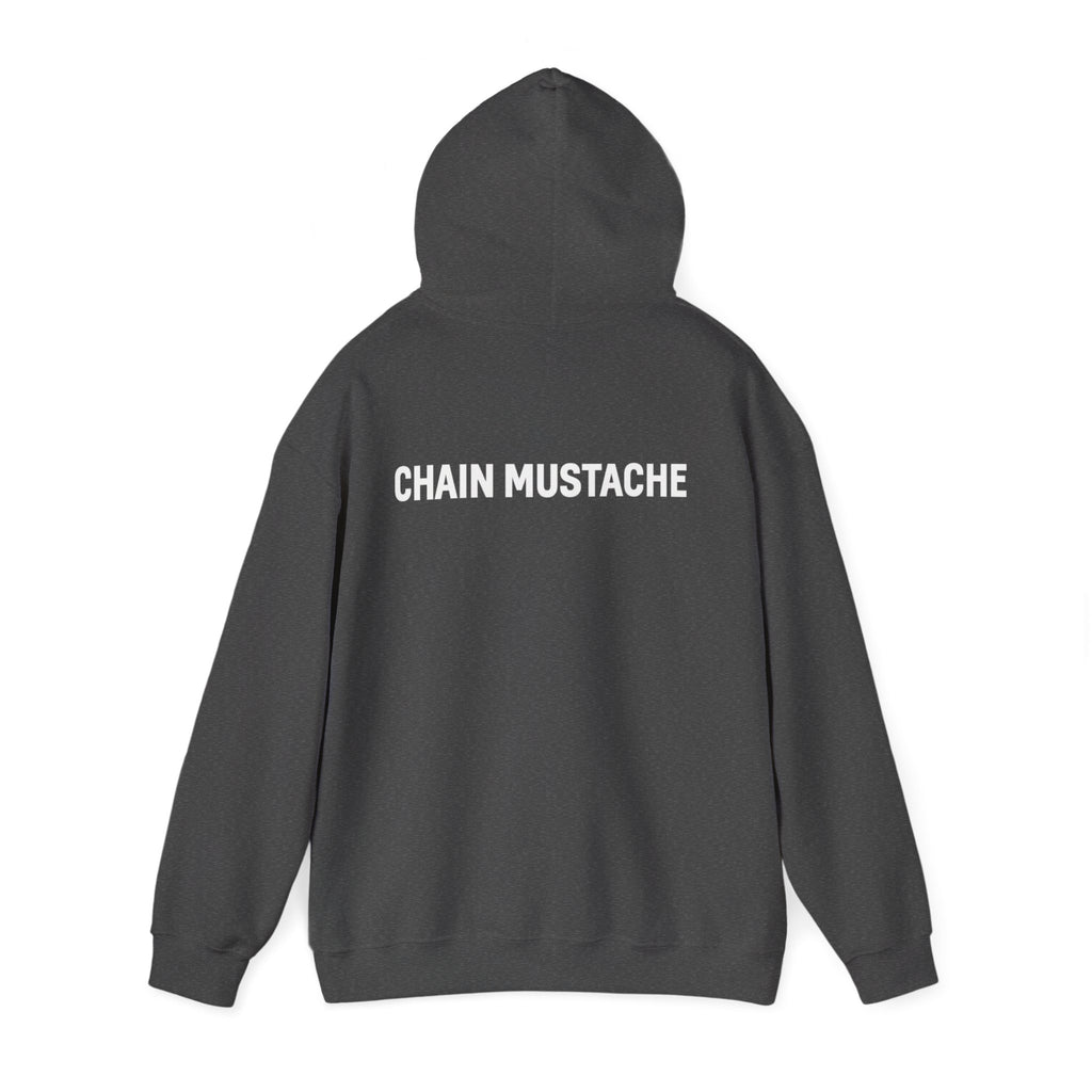 Chain mustache front and back Hoodie
