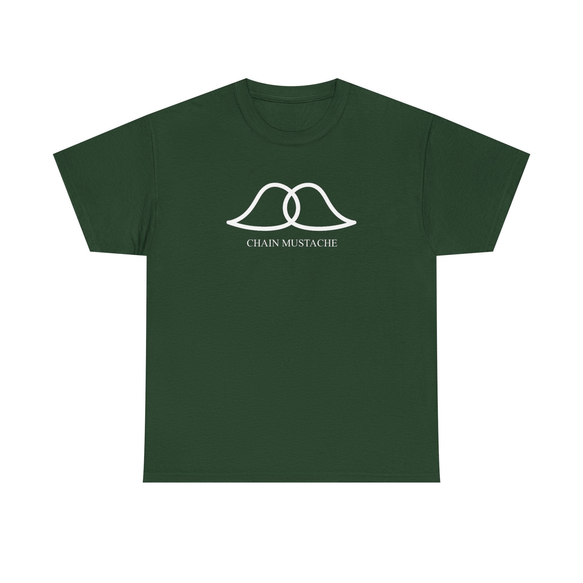 Chain Mustache Unisex Cotton Tee with Minimalist Lip Design, Casual Wear, Gift for Friends, Everyday Style, Birthday or Celebration Shirt