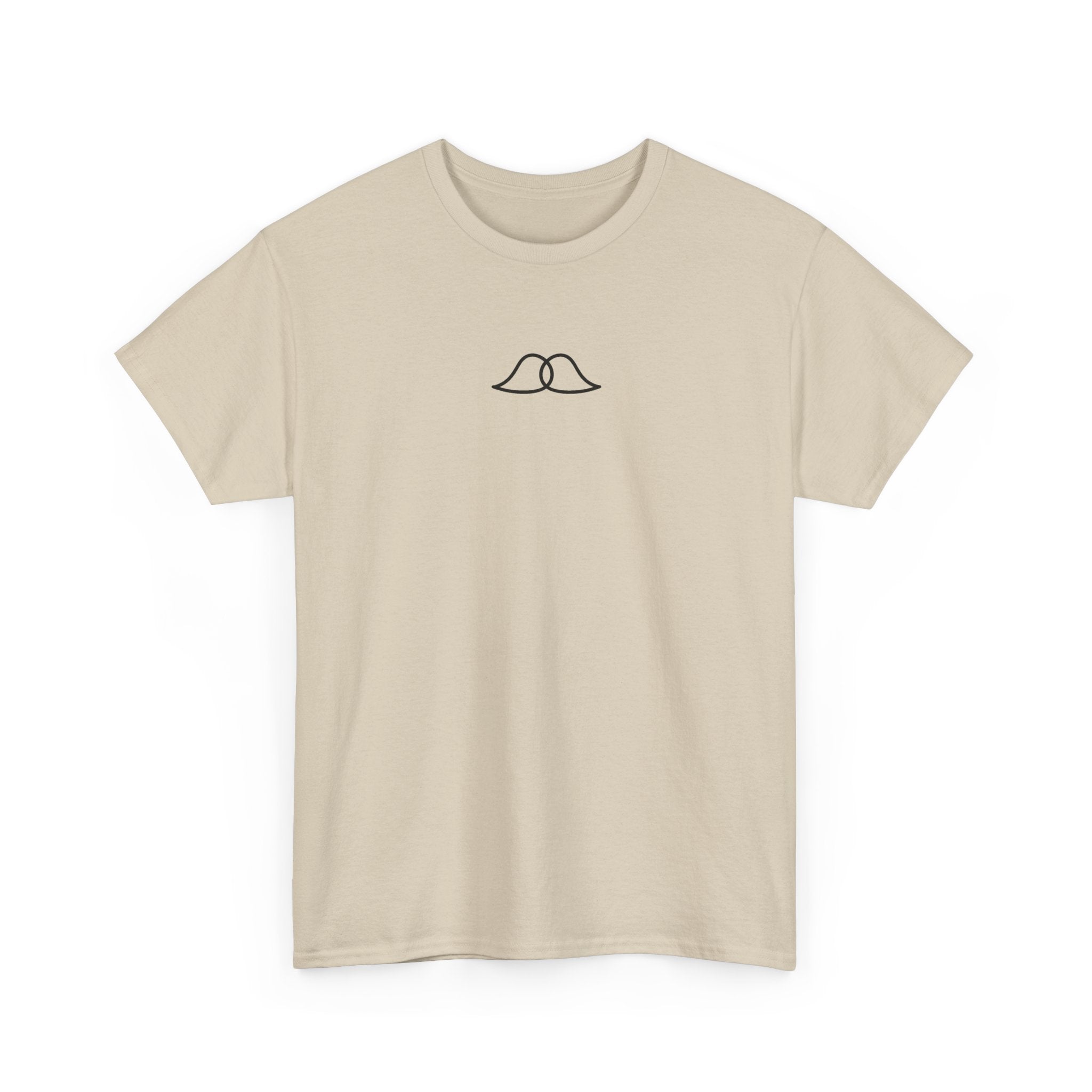 Chain mustache Small mustache T-shirt